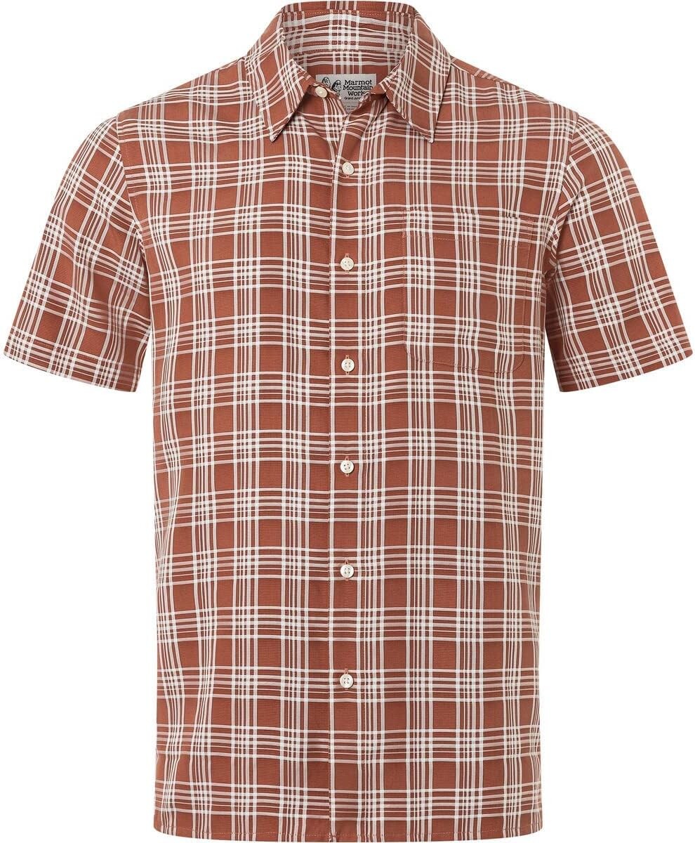 

Рубашка Eldridge Novelty Classic Short Sleeve Marmot, цвет Auburn/Papyrus