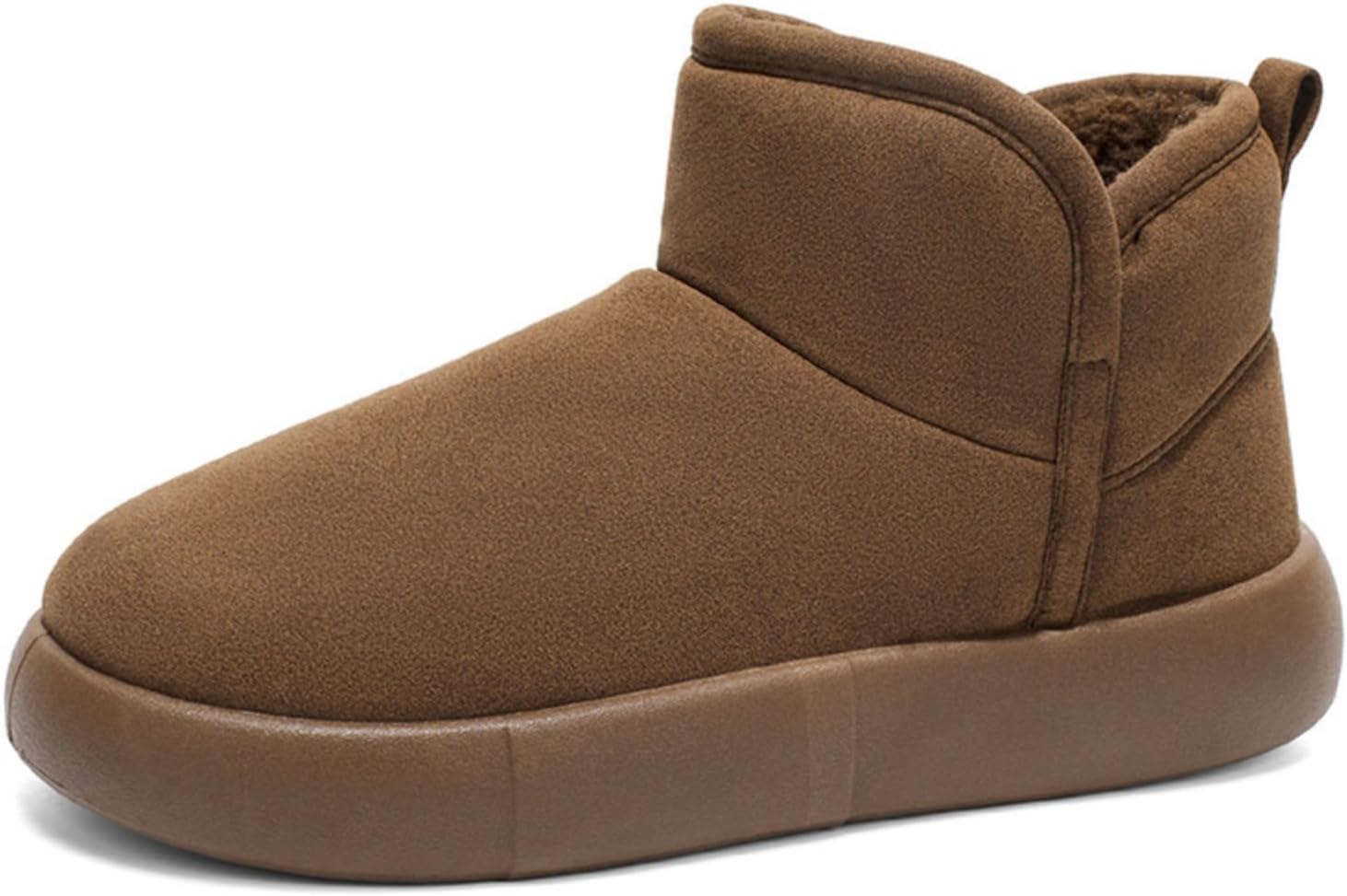 

Мужские зимние ботинки Khwfjas с флисовой подкладкой, мягкие теплые повседневные снежные ботинки, холодоустойчивые для улицы, удобные и стильные для повседневной носки и прогулок зимой, хаки