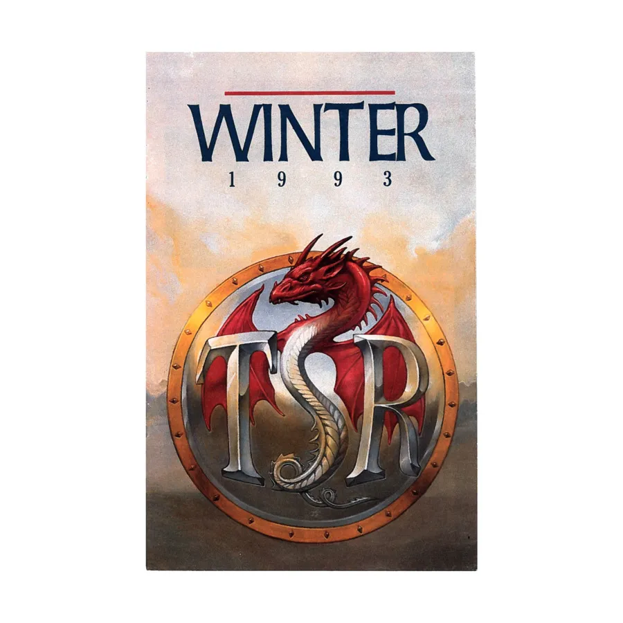 

1993 Winter Catalog, Catalogs (TSR), мягкая обложка