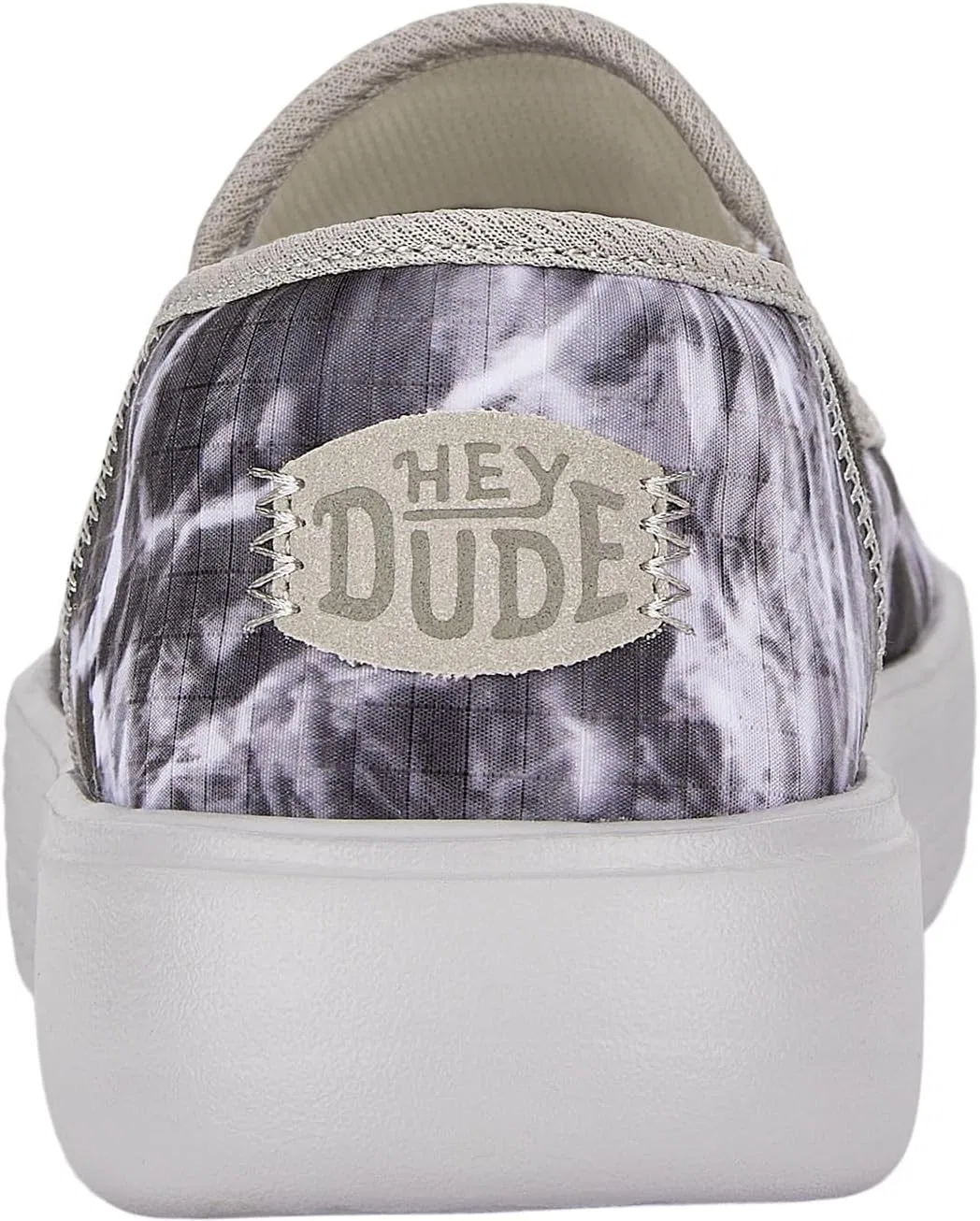 Кроссовки Hey Dude Sunapee Mossy Oak Elements Mens Slip On Comfortable Lightweight, Grey Multi-Coloured — фото 4