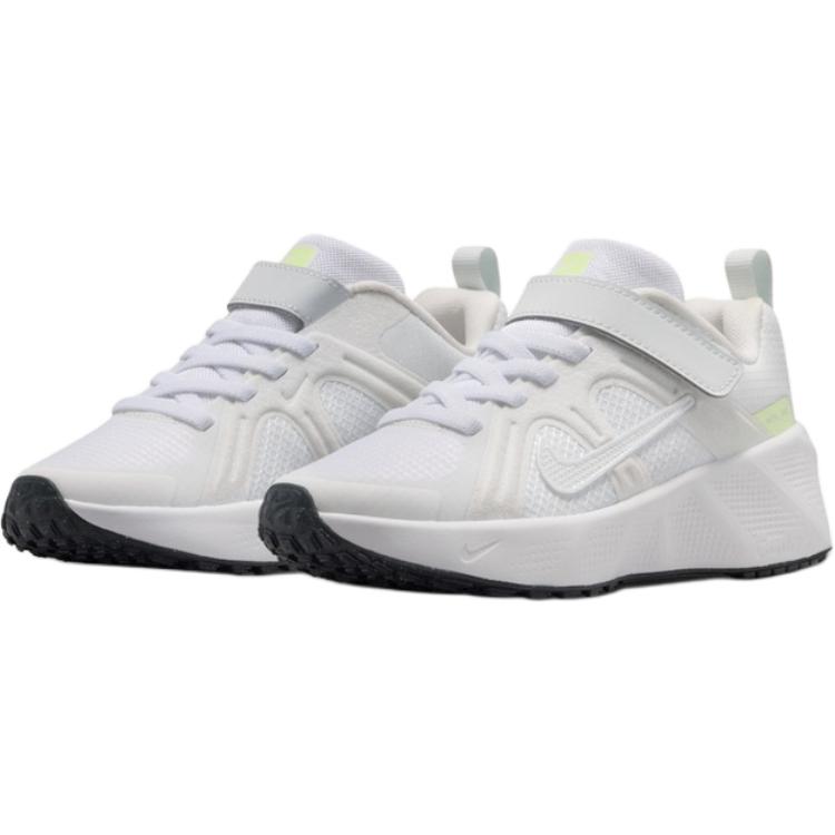 Nike METRO TEK Low top детские беговые кроссовки бело-зеленые для детей 3-7 лет — фото 4
