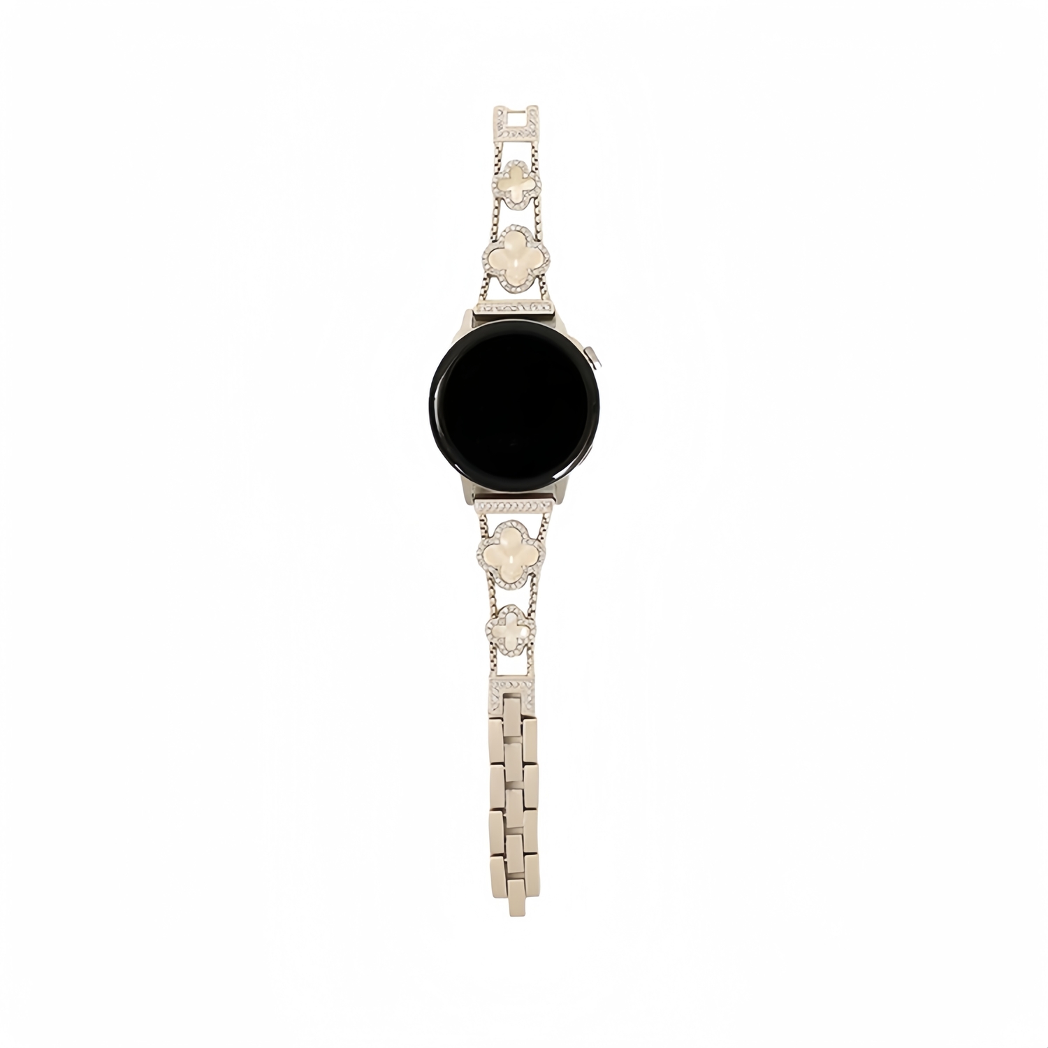 

Akkerds Часы Strap Huawei Compatibility Metal 170mm 46 Watch Dial, The chain of stars is full of white four-leaf clovers
