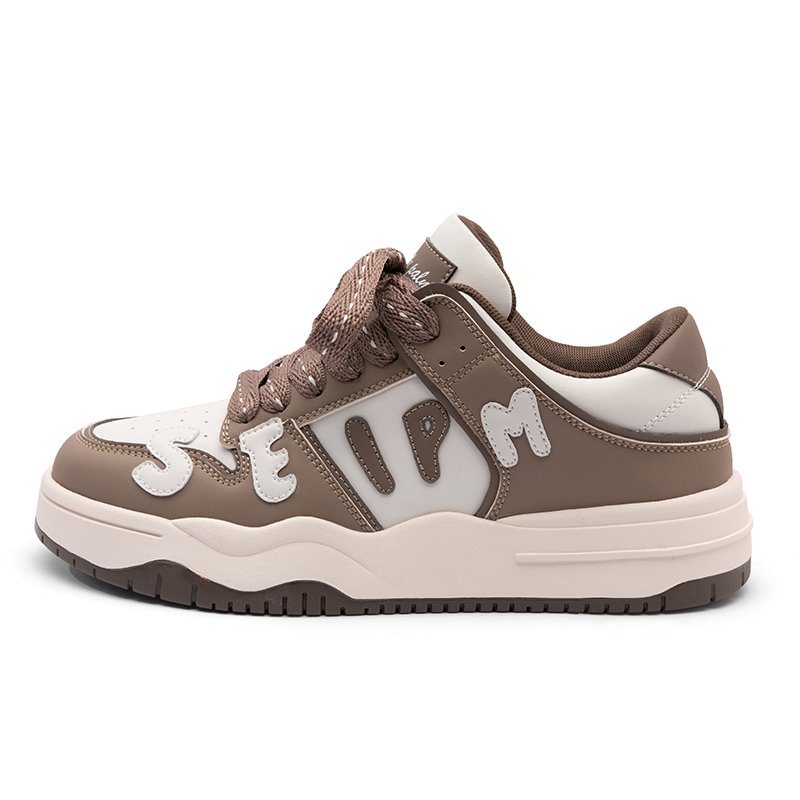 

Seattle Palm Низкие скейтерские кроссовки унисекс бежево-коричневые, цвет Beige Brown