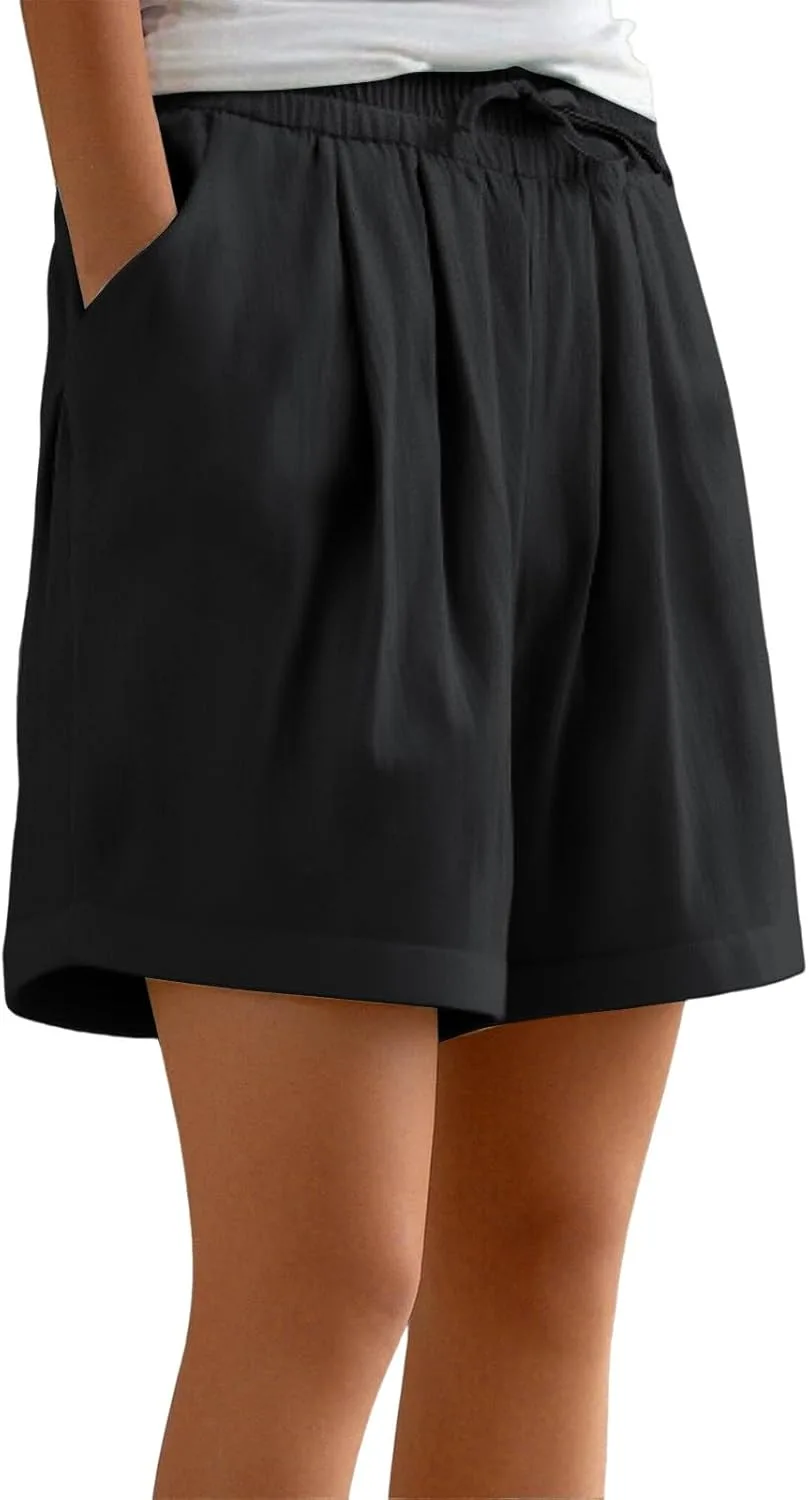 

Женские шорты Wide Leg с высокой талией и карманом