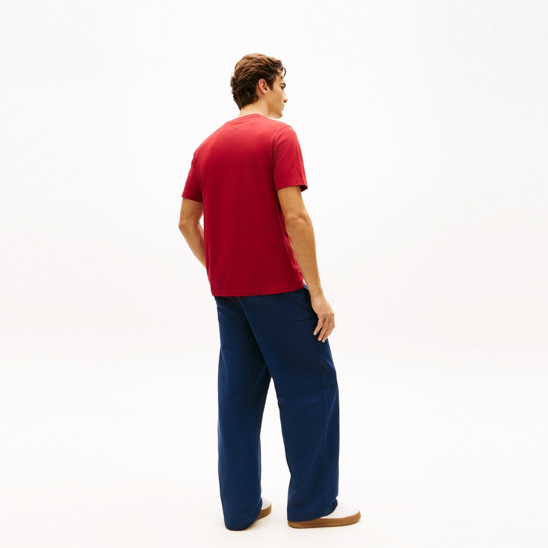 Tommy Hilfiger Футболка мужская Red XIT с круглым вырезом Moderate — фото 4