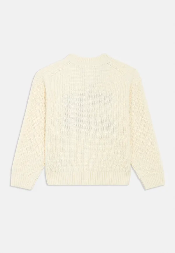 Свитер крупной вязки с изображением флага наследия. Tommy Hilfiger, Ivory Silk — фото 2