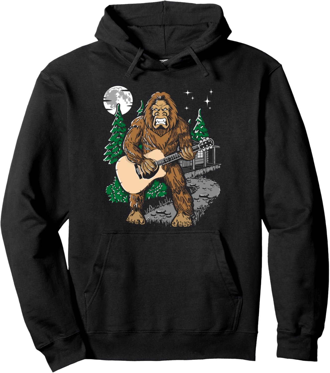 

Забавная одежда с изображением Бигфута и Сасквоча - Толстовка с Бигфутом Bigfoot Gifts Bigfoot Shirts & Bigfoot Tees Co., черный