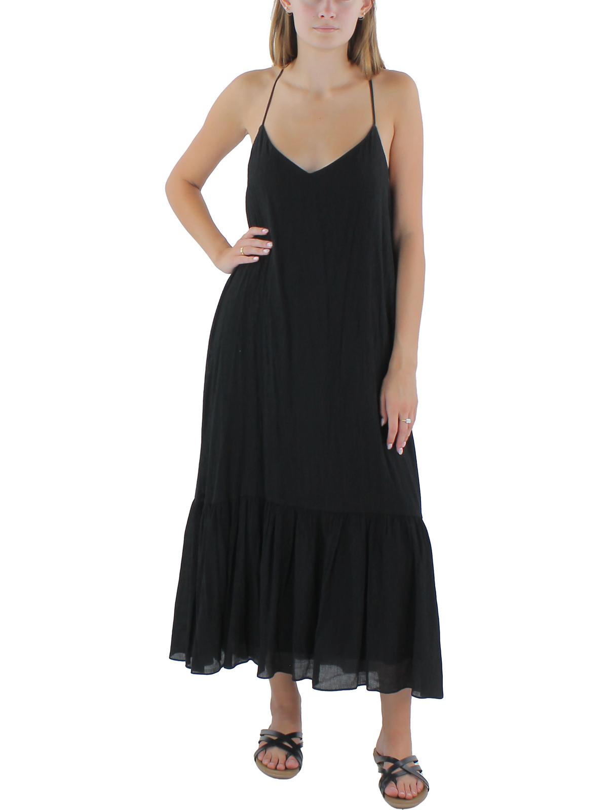 

Женский дневной макси-сарафан DKNY, черный