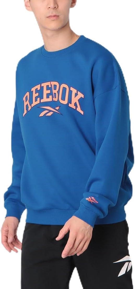 

Мужская толстовка Reebok с большим логотипом, синий