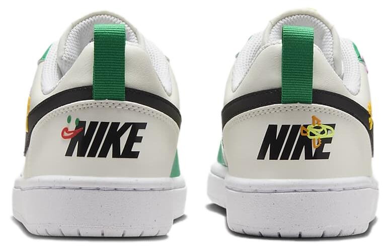 Женские кроссовки для скейтбординга Nike Court Borough Low, White/Green — фото 4