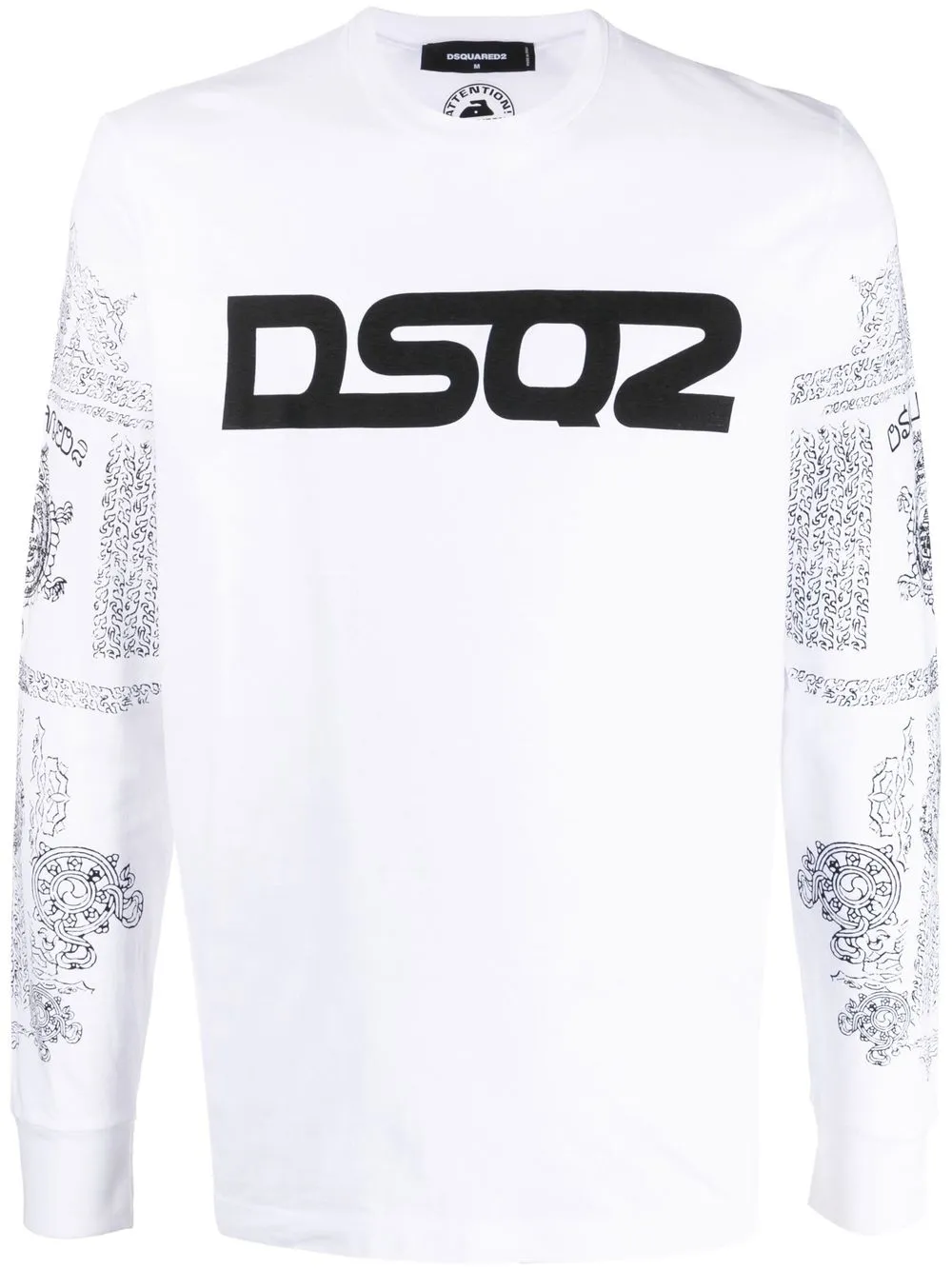 

Толстовка с логотипом DSQUARED2, белый