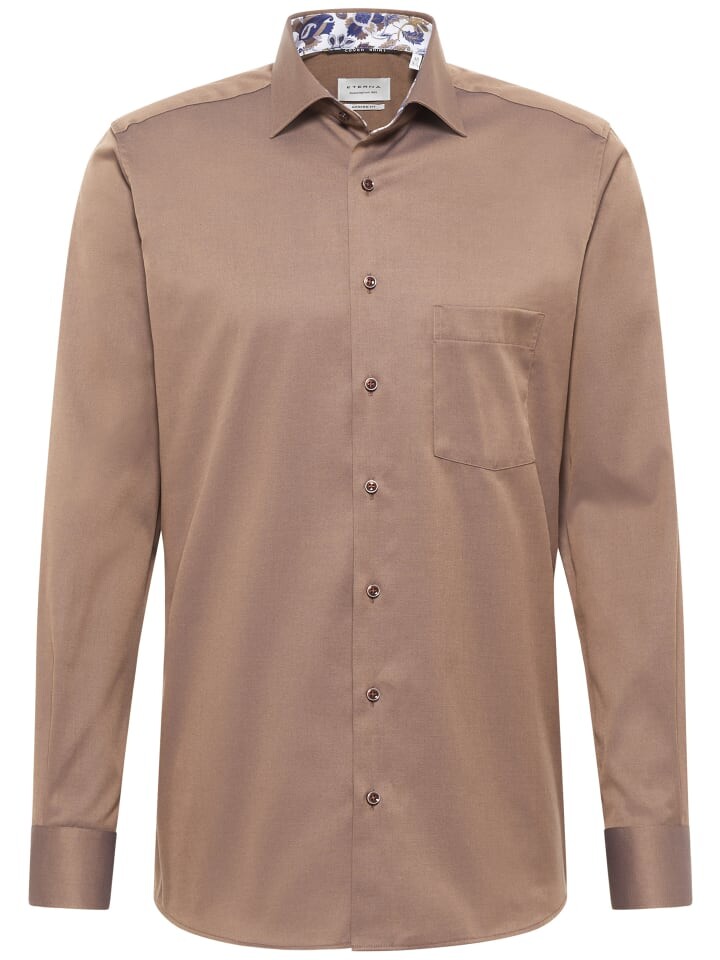 

Рубашка Eterna MODERN FIT, цвет chestnut
