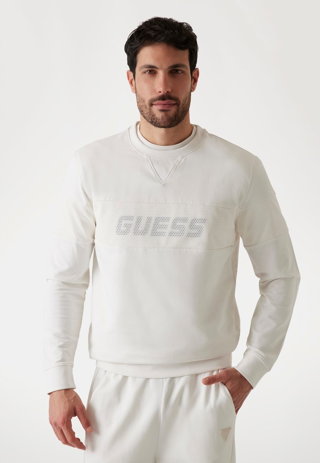 

Толстовка LOGO Guess, белый