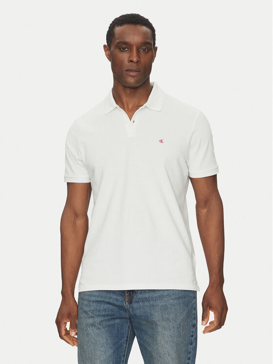 

Рубашка поло стандартный крой LV040EM269 Calvin Klein Jeans, белый