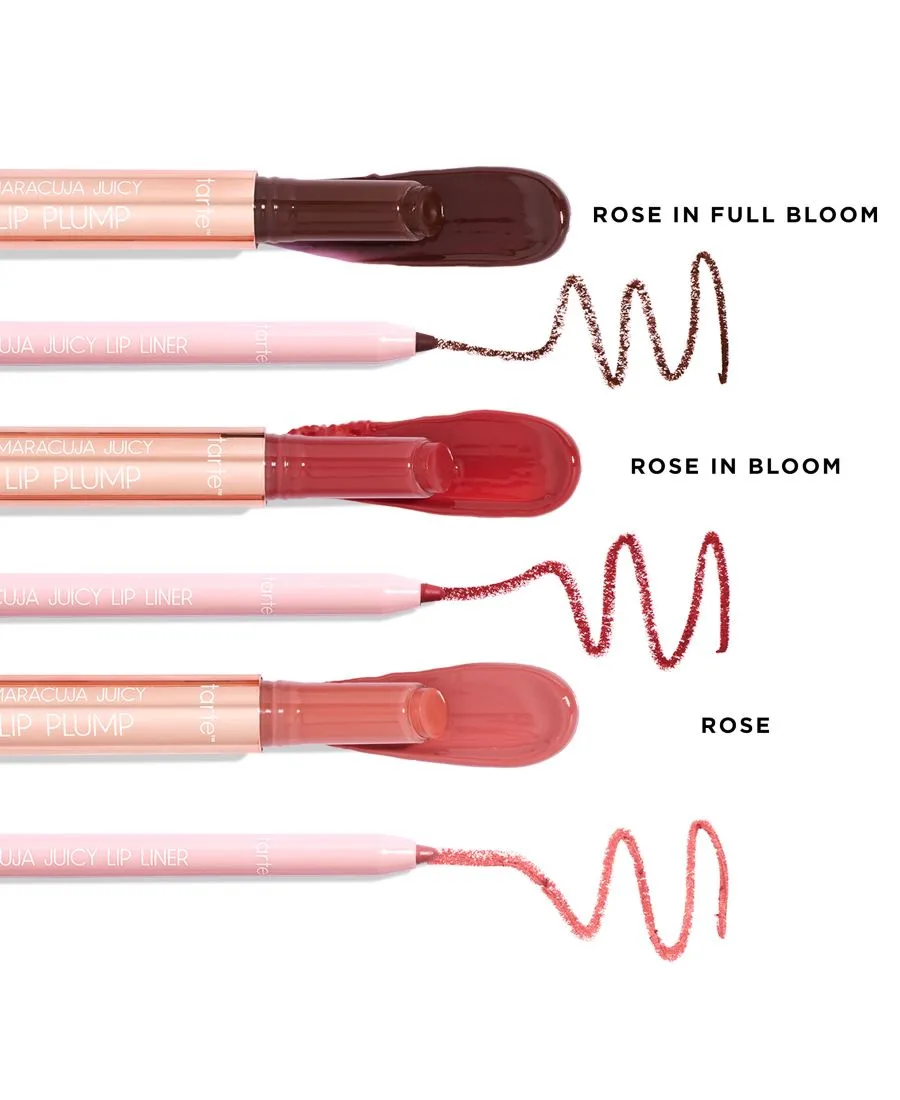 Tarte Набор из 2 предметов: карандаш для губ и бальзам для губ Maracuja Juicy Lip Rose — фото 2
