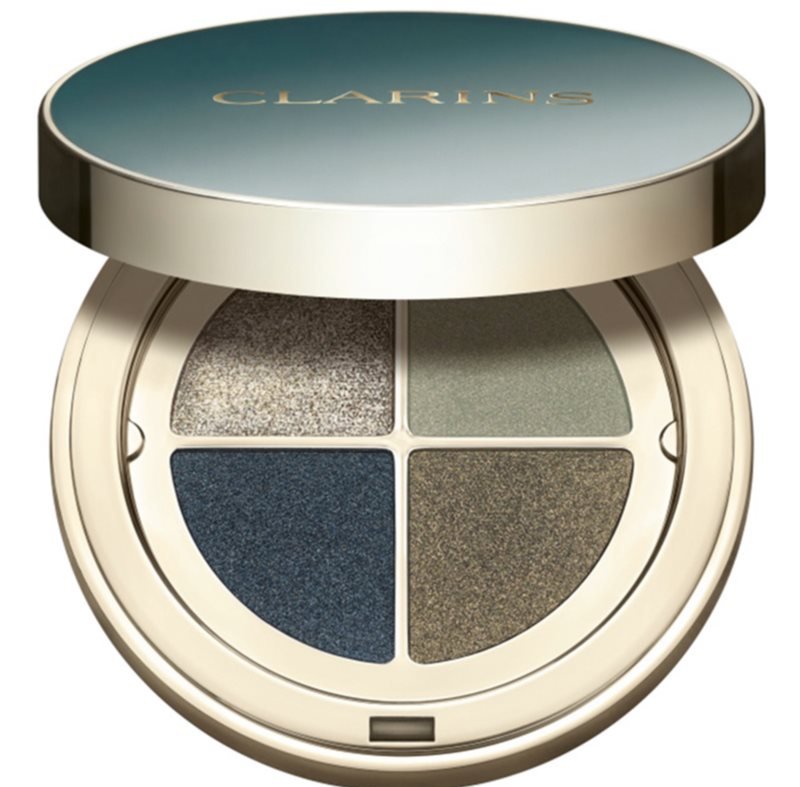 

Палитра теней для век Clarins Ombre 4 Colour Eye Palette для стойкого эффекта, оттенок 05 - Jade Gradation 4,2 г