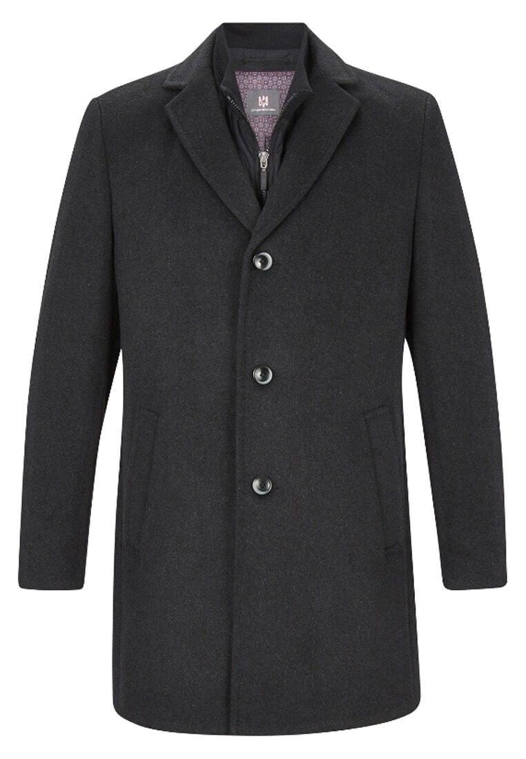 

Классическое пальто UNSKA Jan Vanderstorm, цвет Mottled Dark Grey