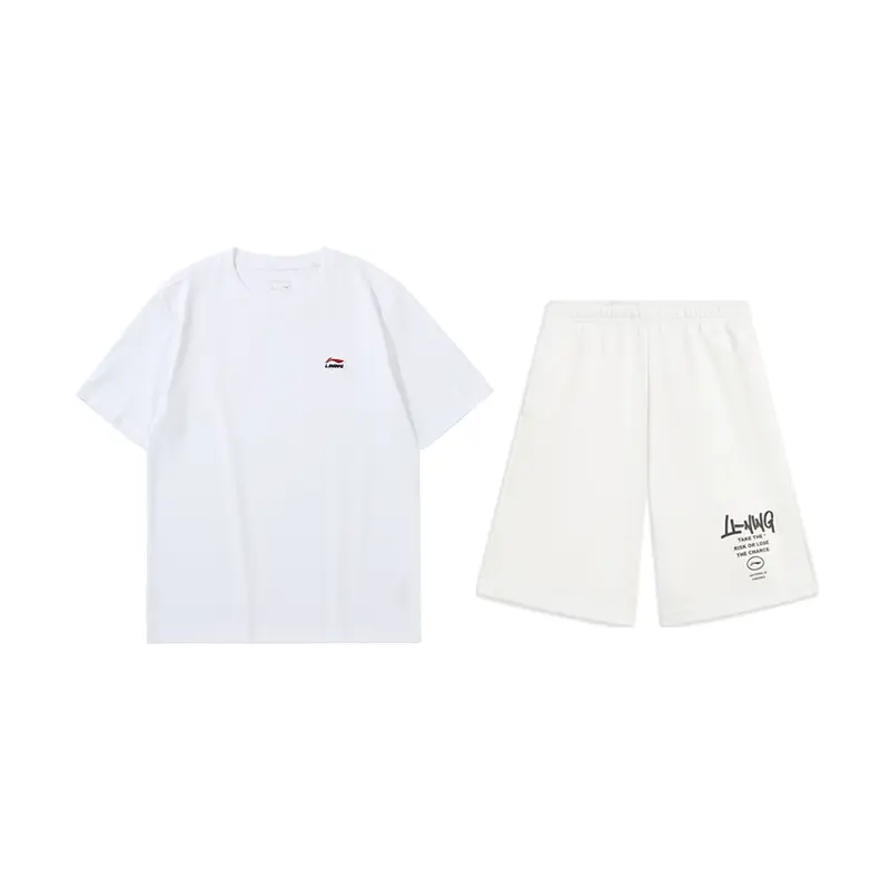 

LINING Повседневная спортивная одежда унисекс белый+белый