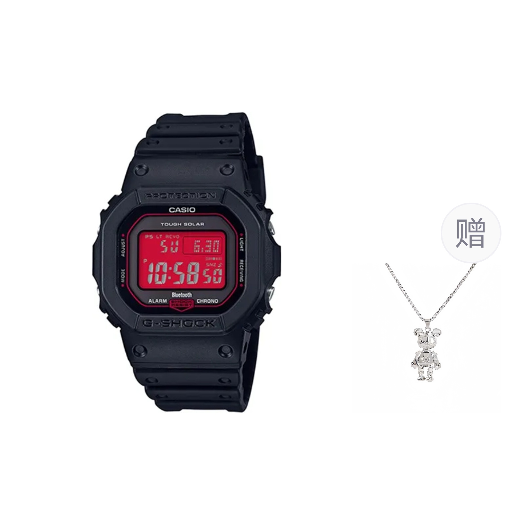 

G-SHOCK Часы G SHOCK Quartz Movement Unisex Red Watch Dial