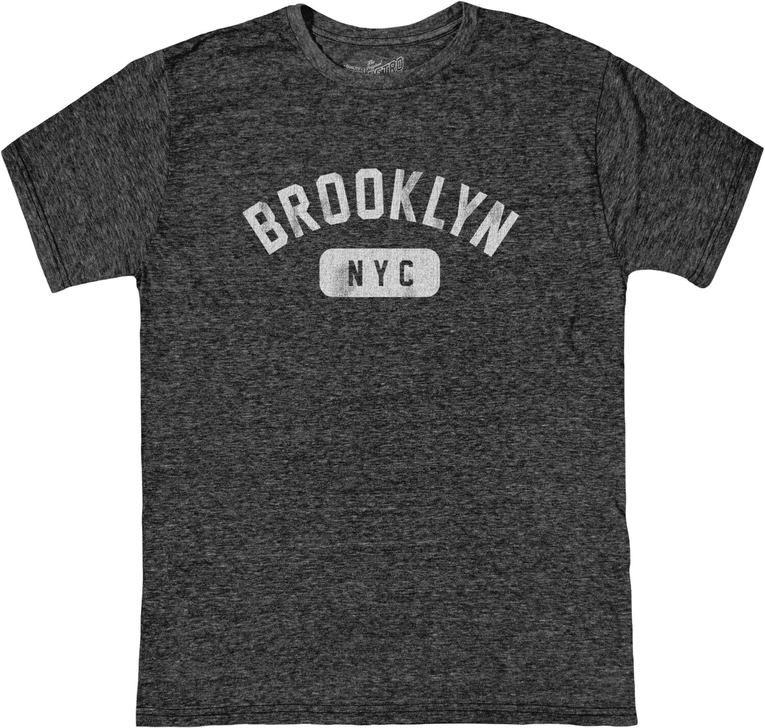 

Футболка The Original Retro Brand Kids Tri-Blend Brooklyn NYC Crew Neck Tee, цвет Streaky Black