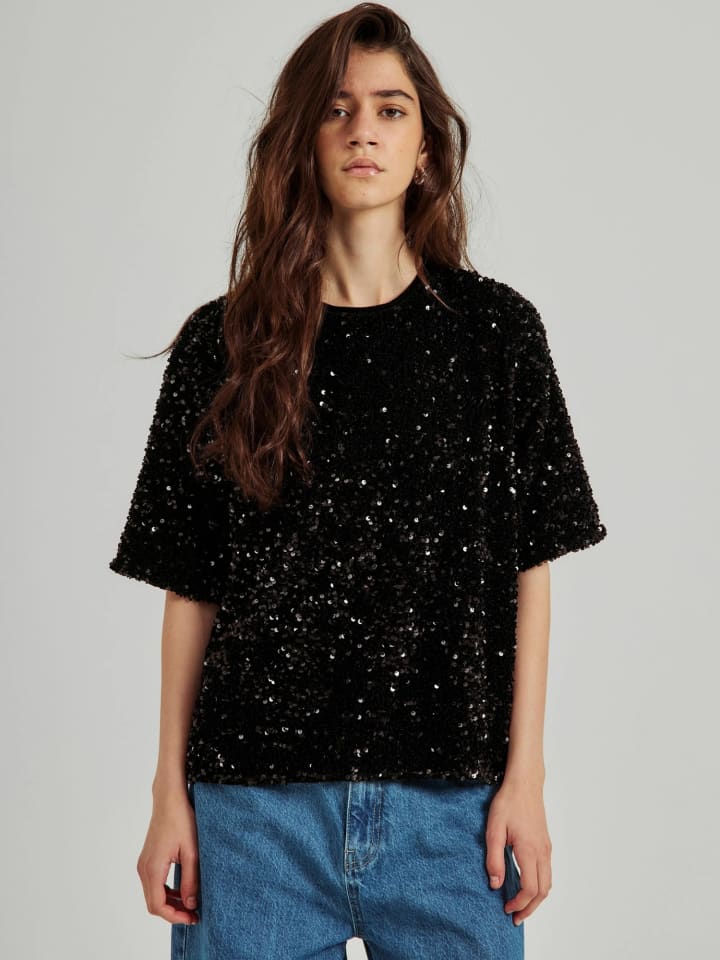 

Футболка Милана черного цвета Norr, Черный, Футболка Милана черного цвета Norr