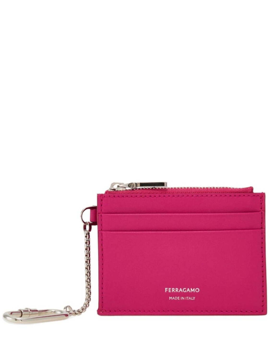 

Кожаный держатель карт Ferragamo, розовый
