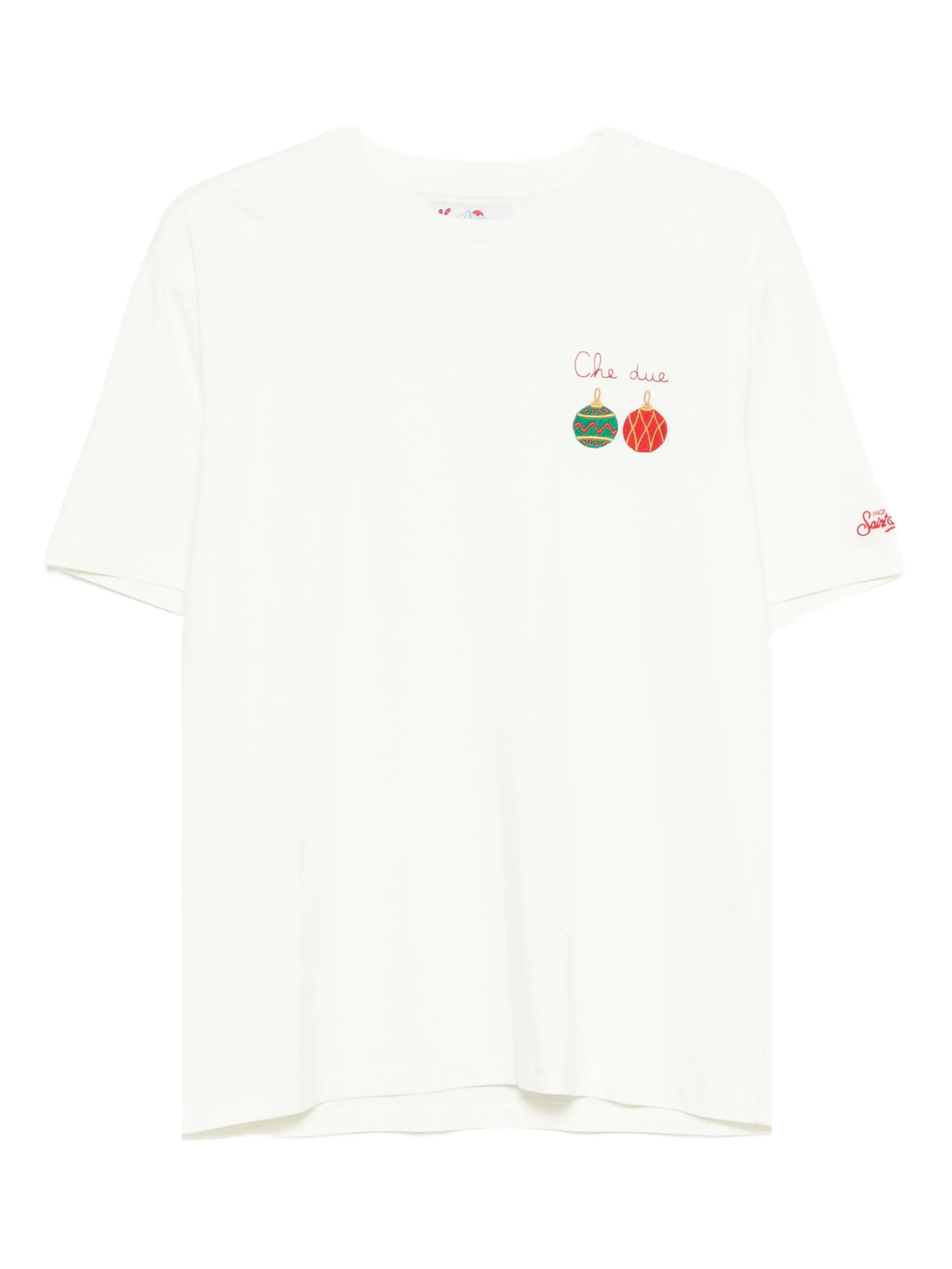 

Футболка с вышивкой arnott Mc2 Saint Barth, белый