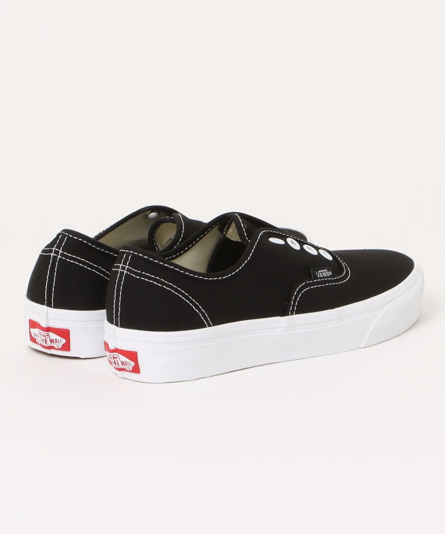 Мужские кроссовки без шнурков VANS AUTHENTIC GORE VN000VA9BA2 чёрные — фото 2