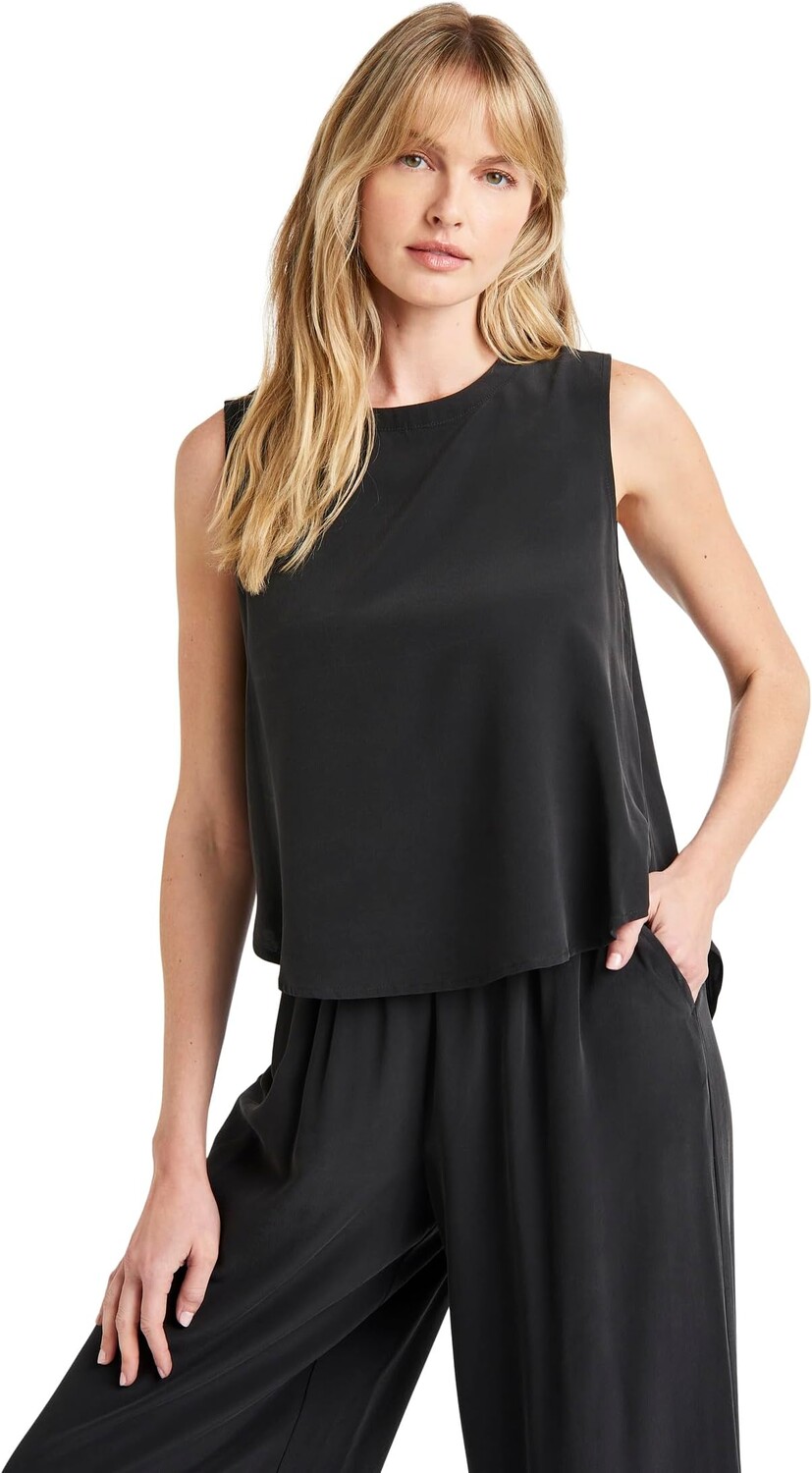 

Топ Splendid Alessandra Silk Tank, черный