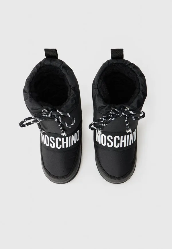 Зимние ботинки Moschino, Black/White — фото 4