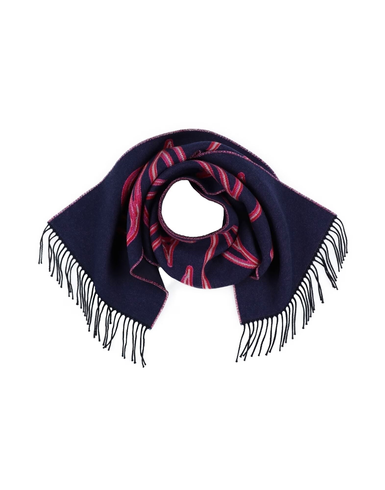 

Шарф Valentino Garavani, темно-фиолетовый