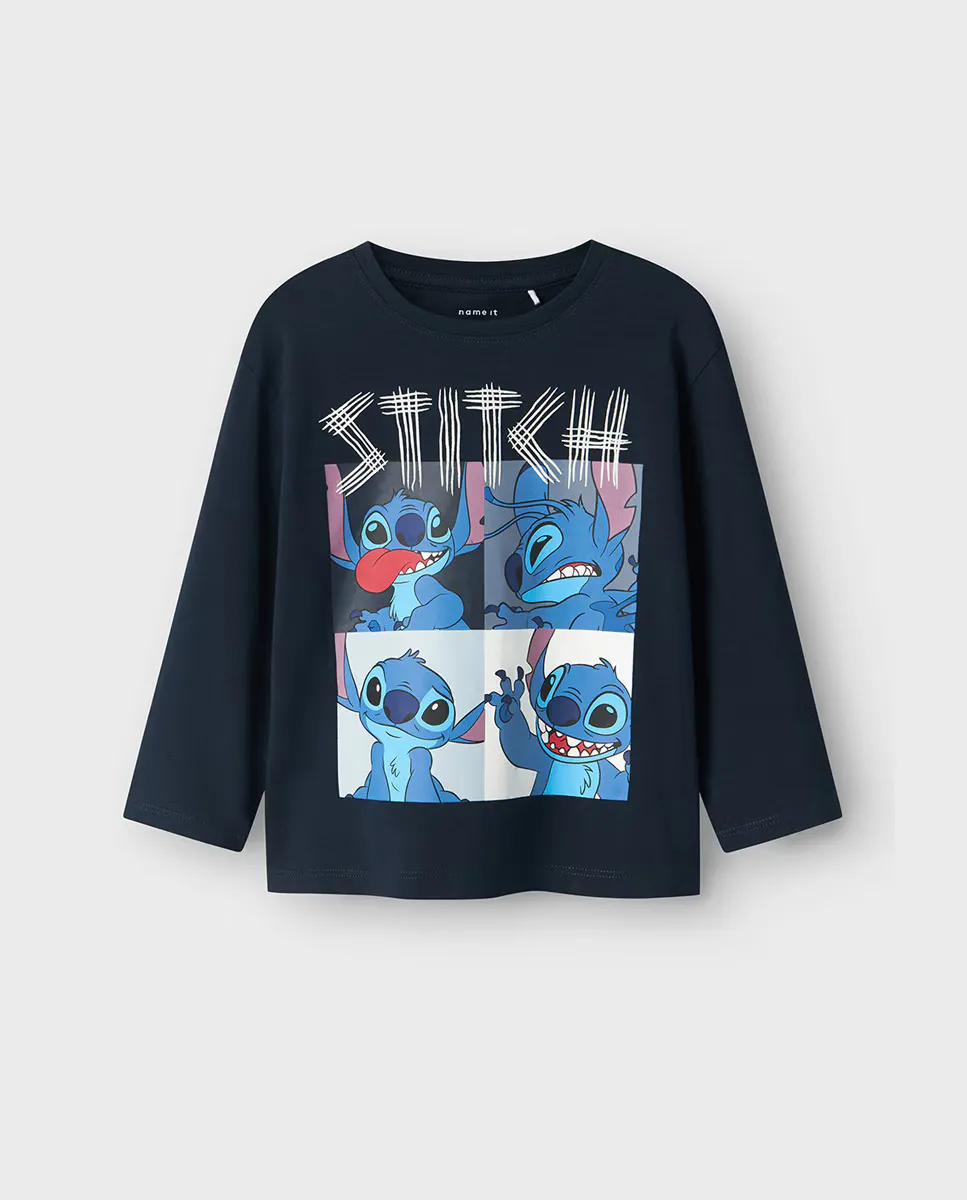 

Футболка для мальчиков Lilo and Stitch name it, синий