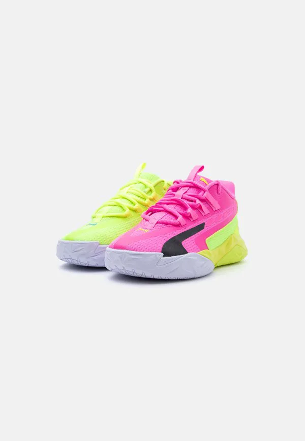 Баскетбольные кроссовки dagger 2 унисекс Puma, Lime Squeeze/Bright Aqua/Black — фото 2