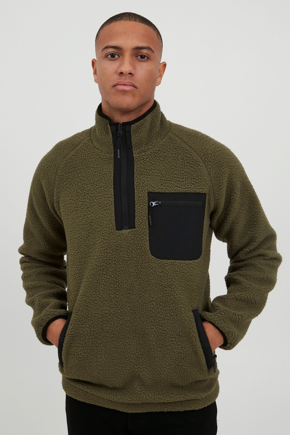 

Куртка INDICODE Fleecejacke IDTrout, зеленый