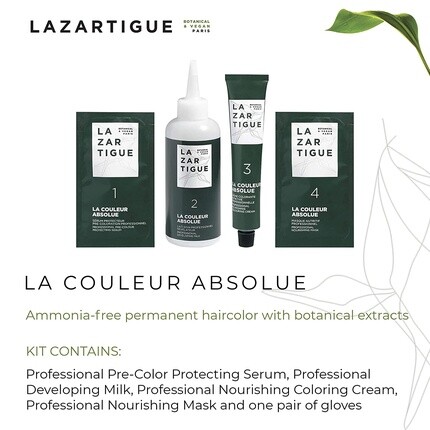 Стойкая краска для волос Lazartigue Il Colore Assoluto 1.00 Интенсивный черный, Jf Lazartigue — фото 3
