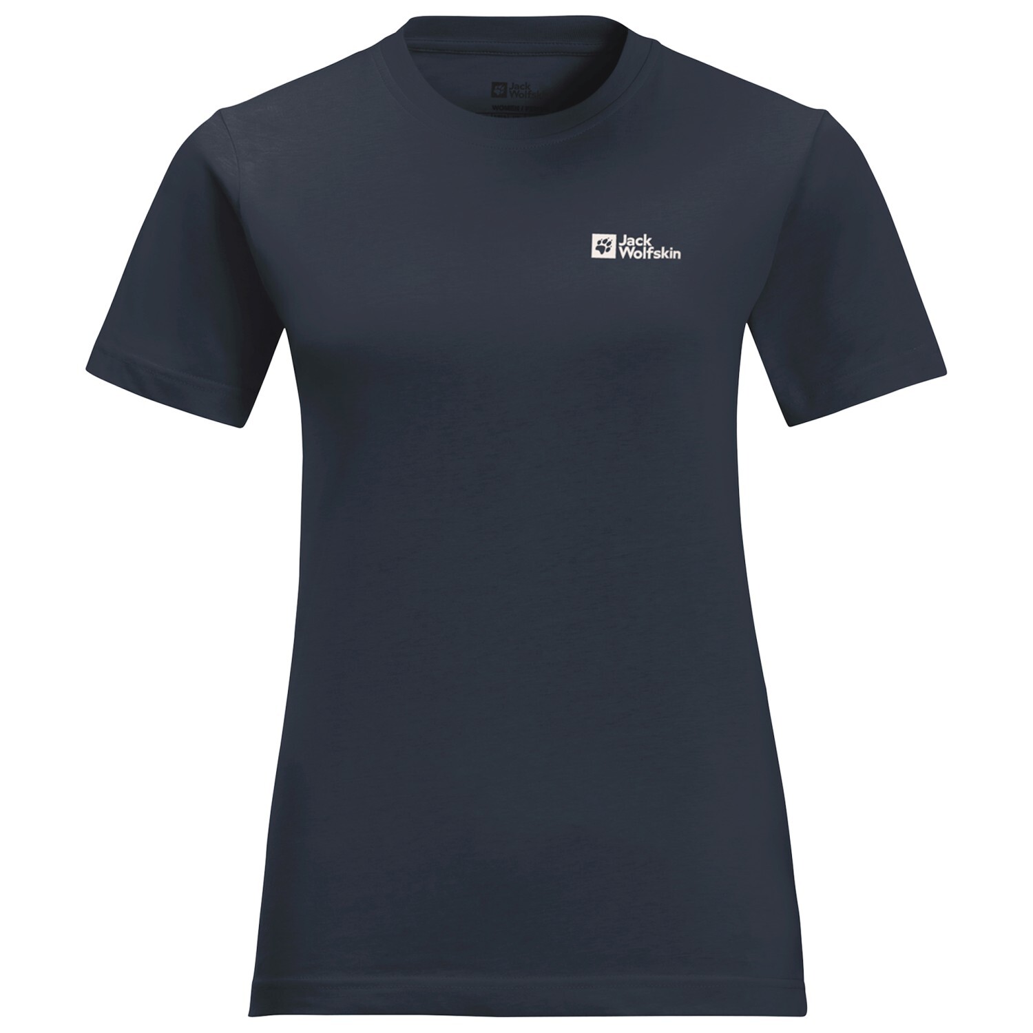 

Футболка Jack Wolfskin Women's Essential T, цвет Night Blue, Черный, Футболка Jack Wolfskin Women's Essential T, цвет Night Blue