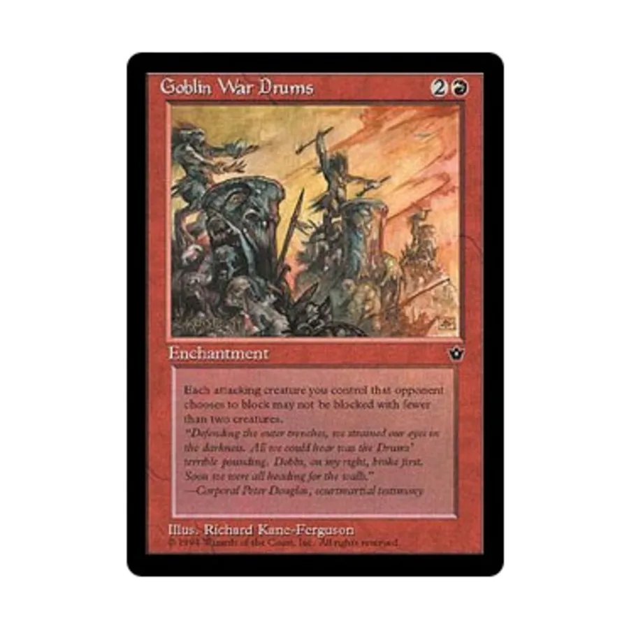 

CCG Боевые барабаны гоблинов - Вер. 4 (С4), MTG - Fallen Empires