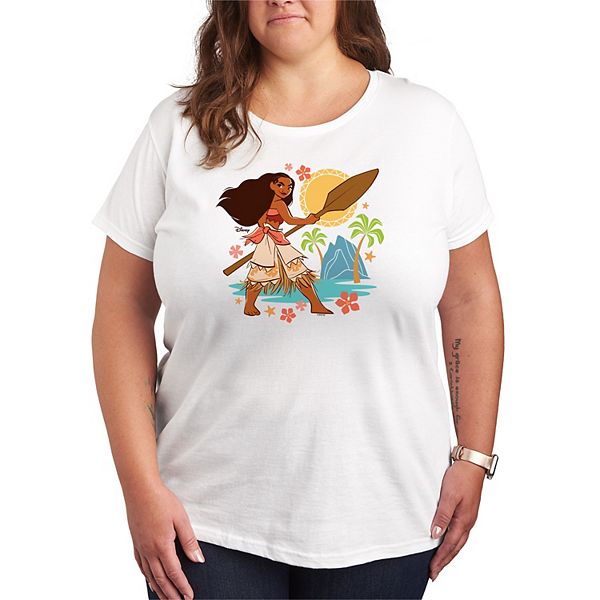 

Футболка Plus size 's Moana Beach Disney, White, Белый, Футболка Plus size 's Moana Beach Disney, White