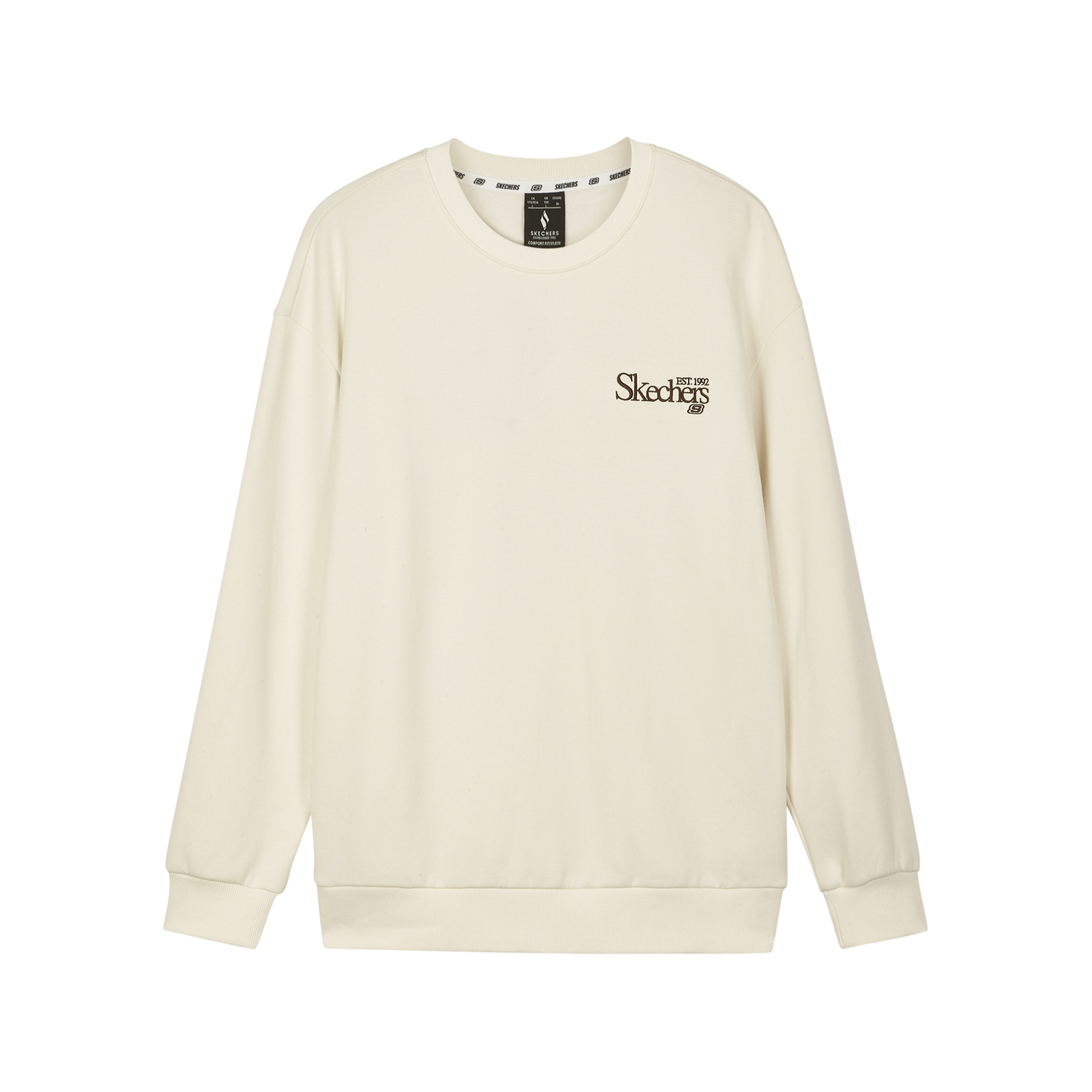 

Свитшот унисекс абрикосовый Skechers