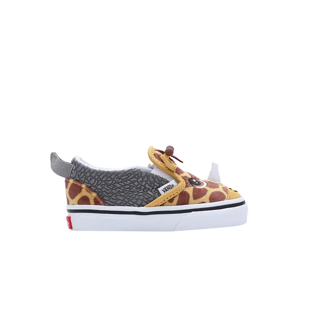 Слипоны V для малышей Vans, серый