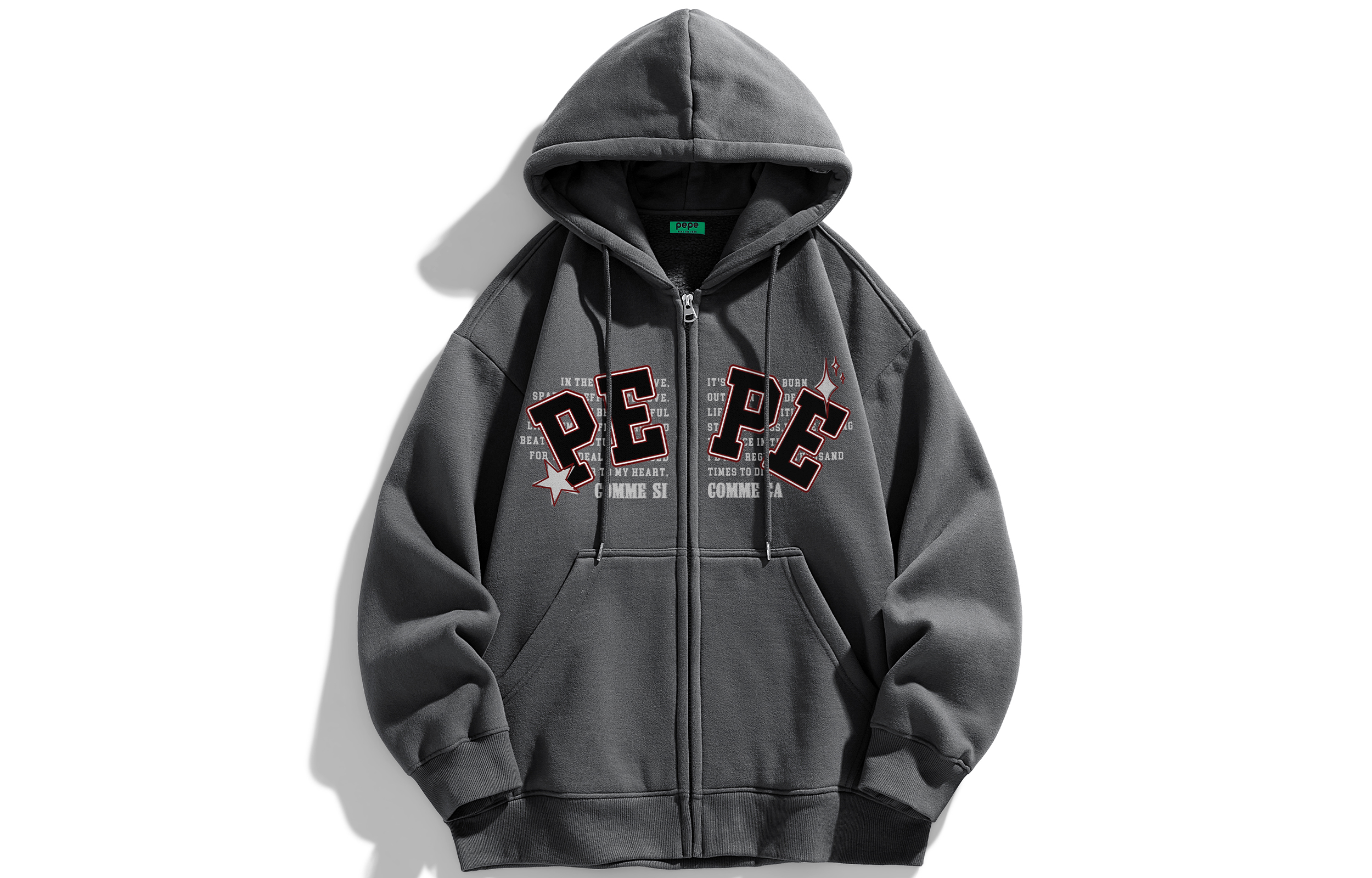 

Толстовка унисекс Pepe The Frog, [Thickened and Fleece-Lined]Light Coffee