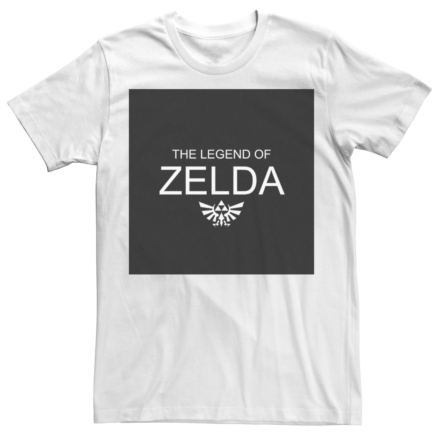 

Мужская футболка Nintendo The Legend Of Zelda с простым текстовым блоком Licensed Character