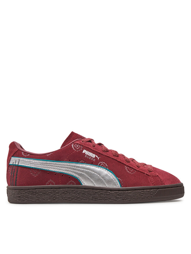 Кроссовки Puma Suede 2 ONE PIECE 396521 01, вишневый/бордовый