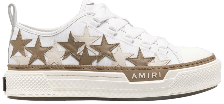 

Кроссовки Amiri Stars Court Low 'White Brown', белый