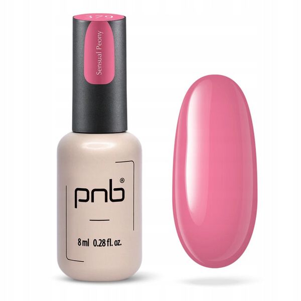 

Гибридный лак для ногтей чувственный пион 379, 8 мл Pnb, цвет 379 sensual peony