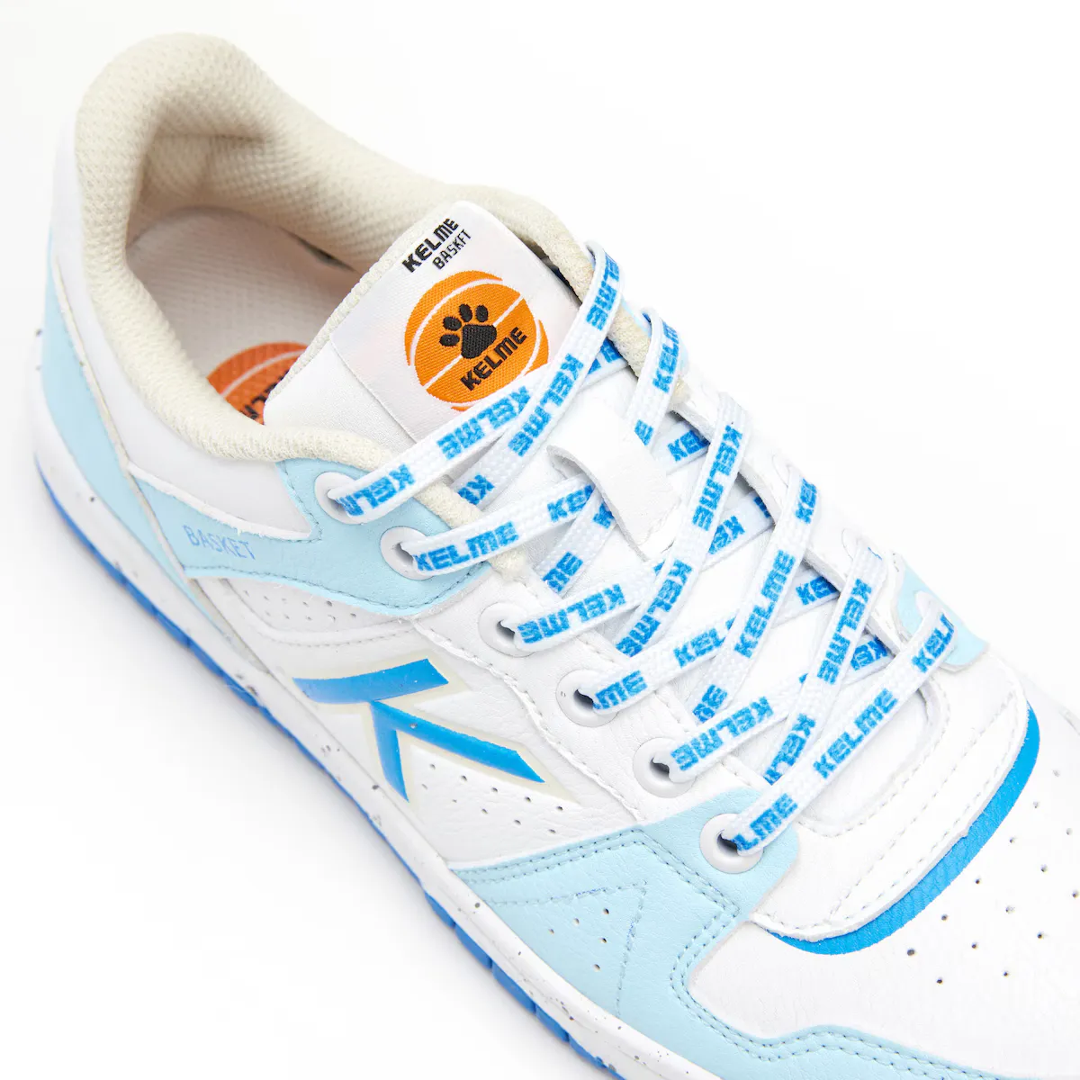 Кроссовки унисекс Kelme Retrobasket 2.0 повседневные, белый/синий — фото 3