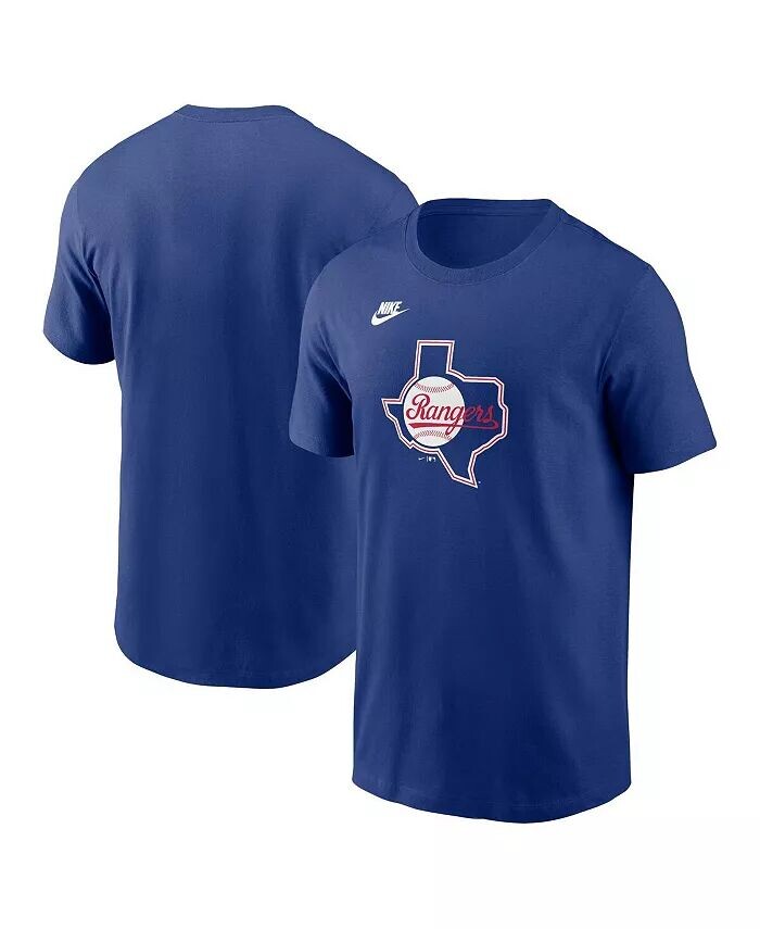 

Мужская футболка с логотипом команды Royal Texas Rangers Cooperstown Collection Nike, синий