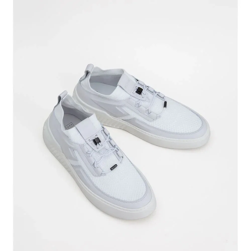 No_Code X in Leather and Technical Fabric TOD's, белый — фото 2