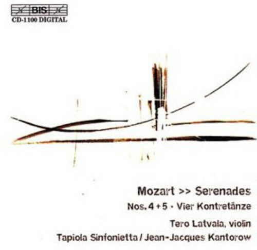 

CD диск Mozart / Kantorow / Tapiola Sinfonietta: Serenades / 4 Contradances