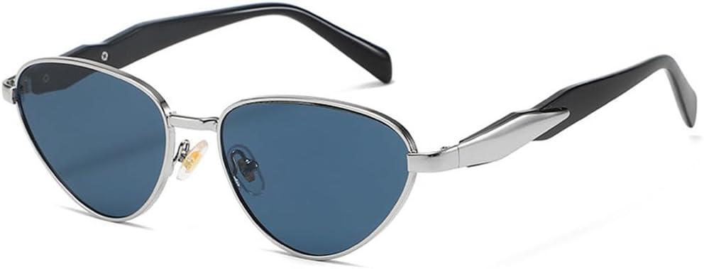 

Овальные солнцезащитные очки с зеркальной дужкой, плавным переходом цвета, для женщин и мужчин, с защитой от УФ-излучения UV400, незаменимы для пляжного отдыха и путешествий UYPTK, Blue